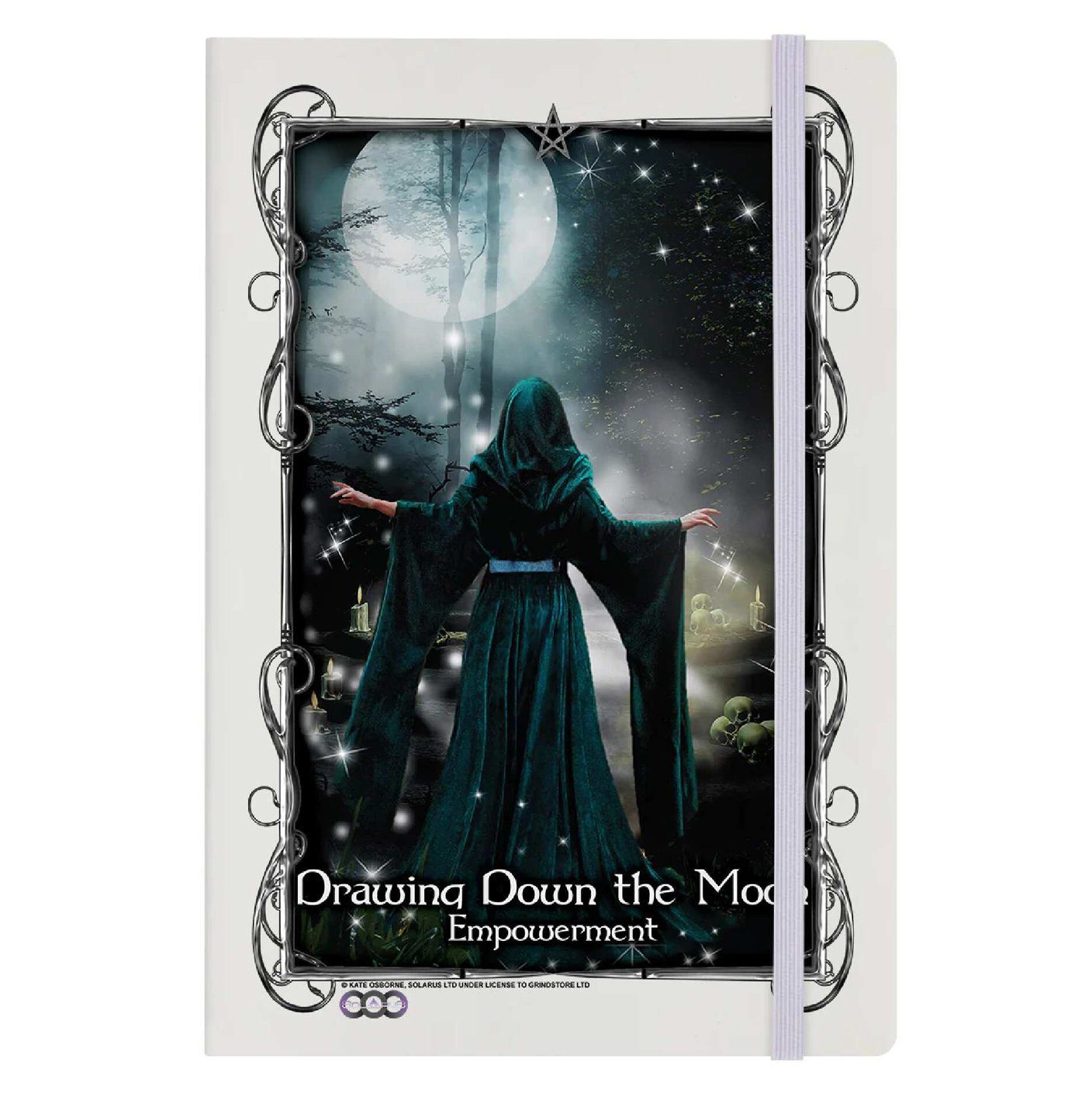 Grindstore Notizbuch Gothic Notizbuch Witches Moon Magic, Notizbuch gothic Witch