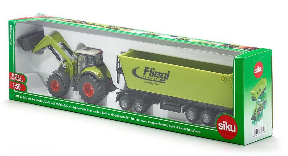 Siku Spielzeug-Traktor SIKU Farmer, Claas Axion 850 mit Dolly und Muldenkip günstig online kaufen