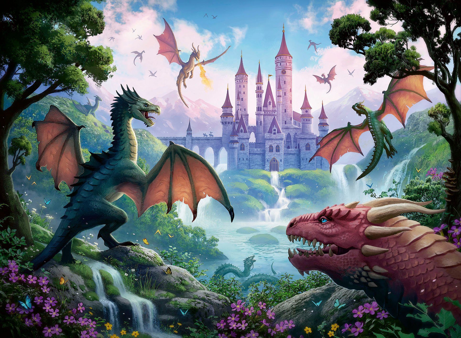 Ravensburger Puzzle Magischer Drache, 300 Puzzleteile, Made in Germany günstig online kaufen