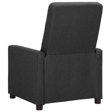 vidaXL Sessel Relaxsessel Dunkelgrau Stoff (1-St)