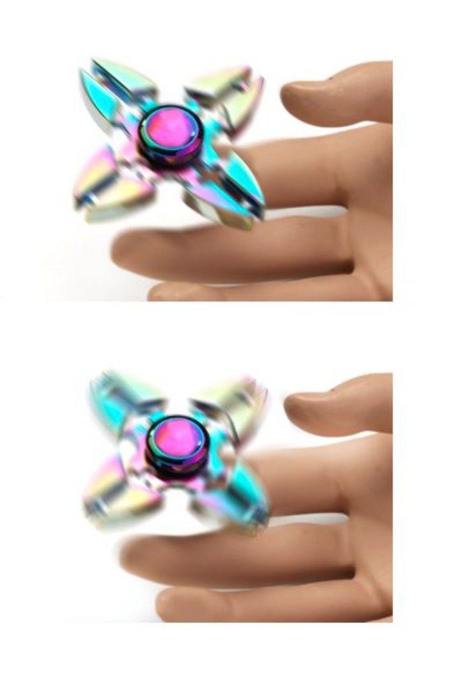 Luna24 simply great ideas... Fidget Spinner Finger Fidget Spinner Metall, Anti-Stress ADHS-Spielzeug, 3er Set