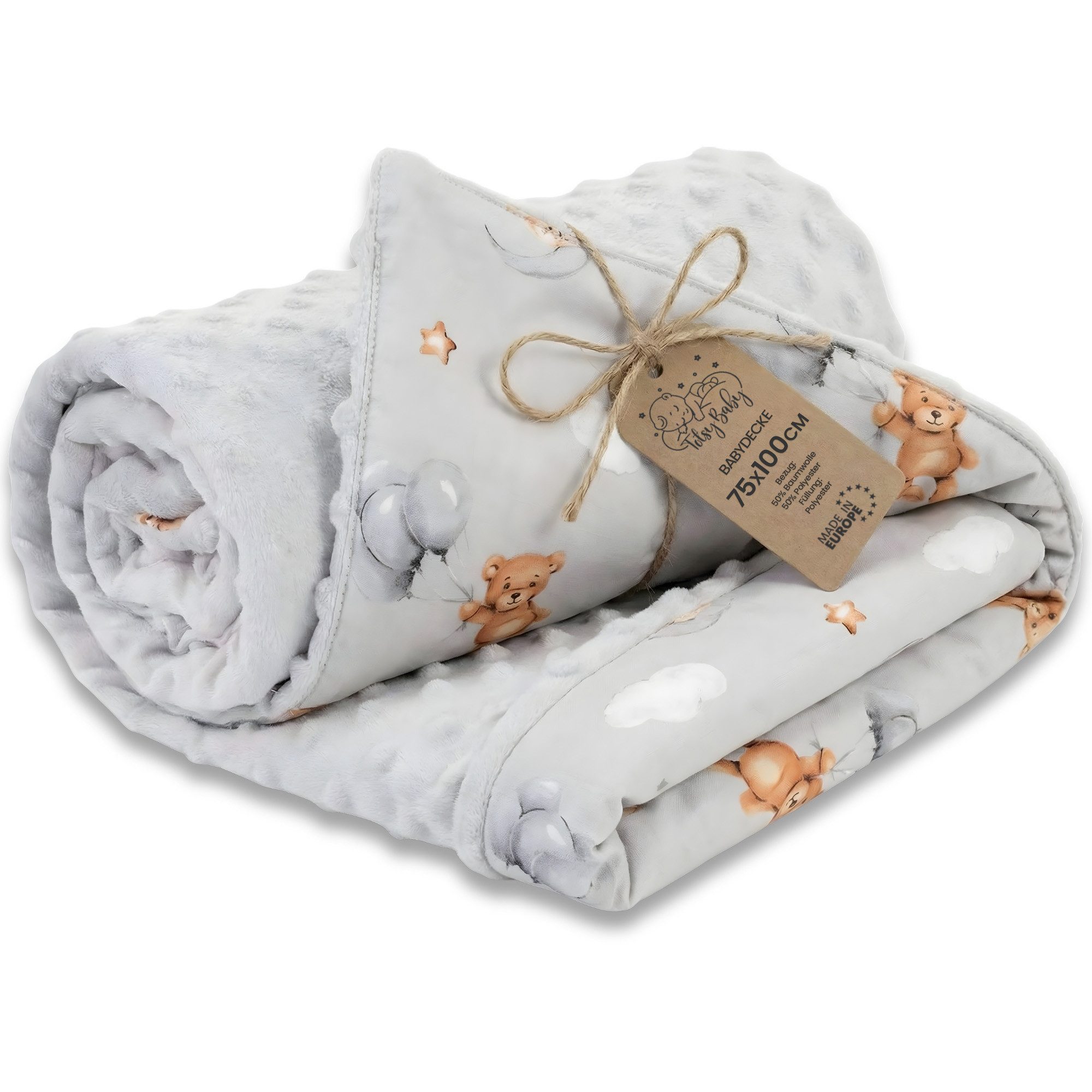 Babydecke Kuscheldecke Baby Decke - Kinderdecke Kinderwagen Blanket Babydecken, Totsy Baby