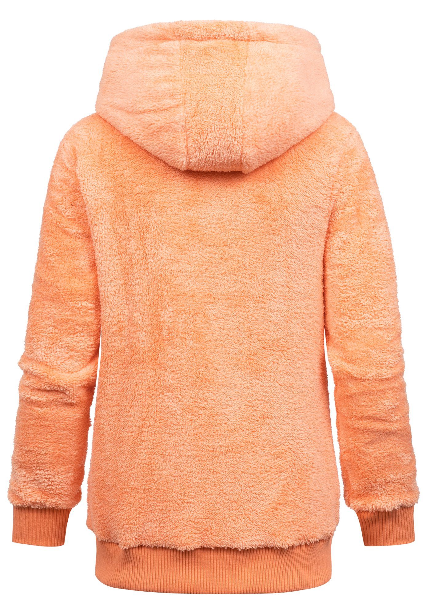 REPUBLIX Kapuzenpullover CHARLIZE Damen Teddy Sweatjacke Plüsch Hoodie Pull günstig online kaufen