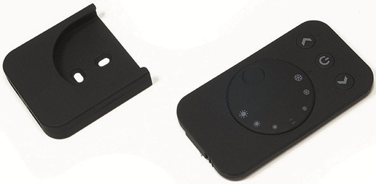 L&S Emotion Fernbedienung schwarz Einstellung der Lichtfarbe Dimmfunktion Fernbedienung