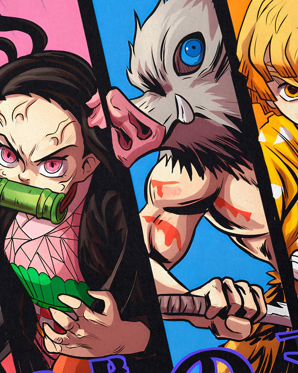 style3 T-Shirt Demon Friends anime japan manga demon slayer günstig online kaufen