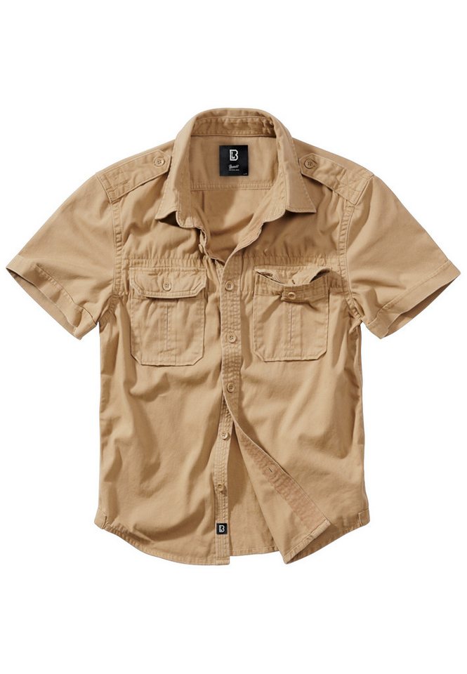 Brandit Kurzarmhemd Brandit Herren Vintage Shirt shortsleeve (1-tlg)