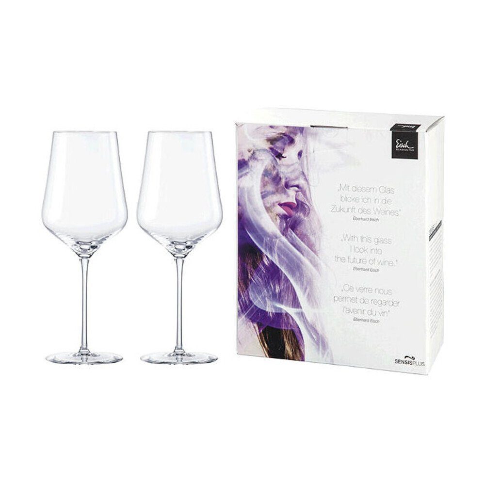 Eisch Germany Rotweinglas Bordeauxglas 518/21 2 St. GK Sky Sensis plus, Kristallglas, Bordeauxglas, 0,62 l, Kristallglas, klar