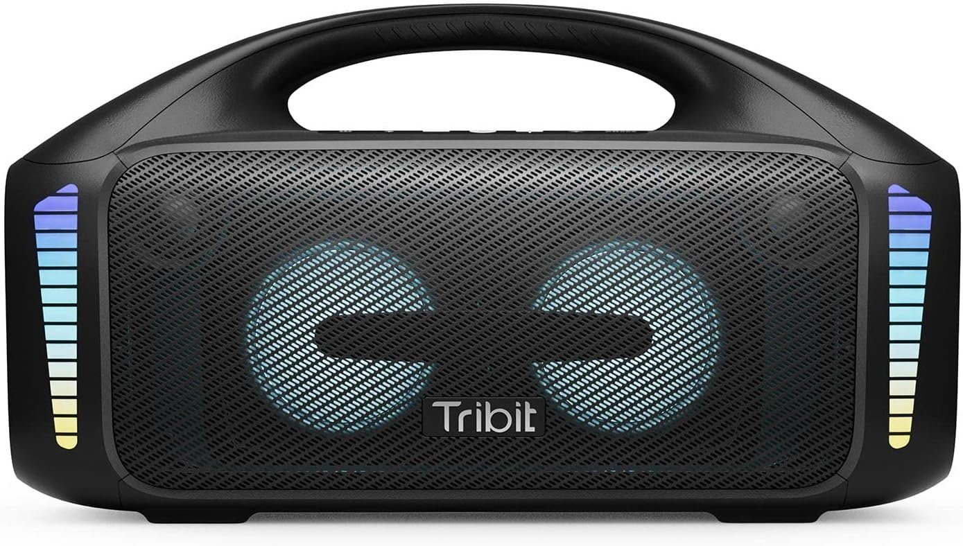 Tribit StormBox Blast Party Stunden (ragbarer 5.3,TWS,30 Bluetooth Spielzeit) Lautsprecher, Bluetooth-Speaker