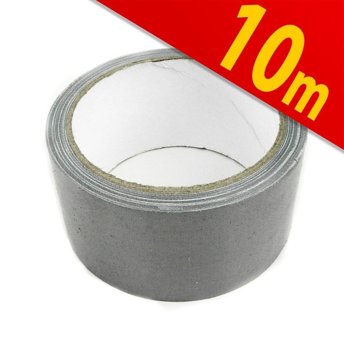 Klebeband Gewebeband silber Panzerband ca. 50 mm x 10 m Reparaturklebeband