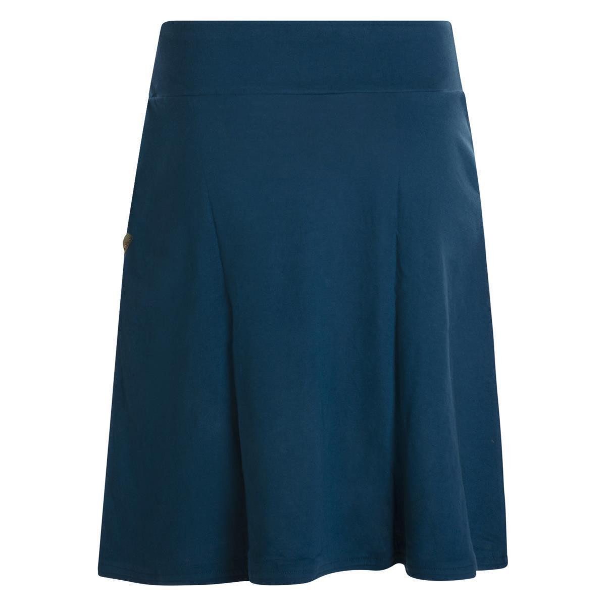 Vishes Jerseyrock Rock Damen Knielang Bio Baumwolle Breiter Bund Jersey Röc günstig online kaufen