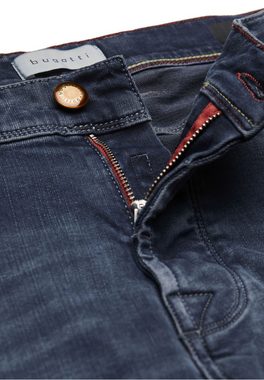 bugatti 5-Pocket-Jeans im Used-Look