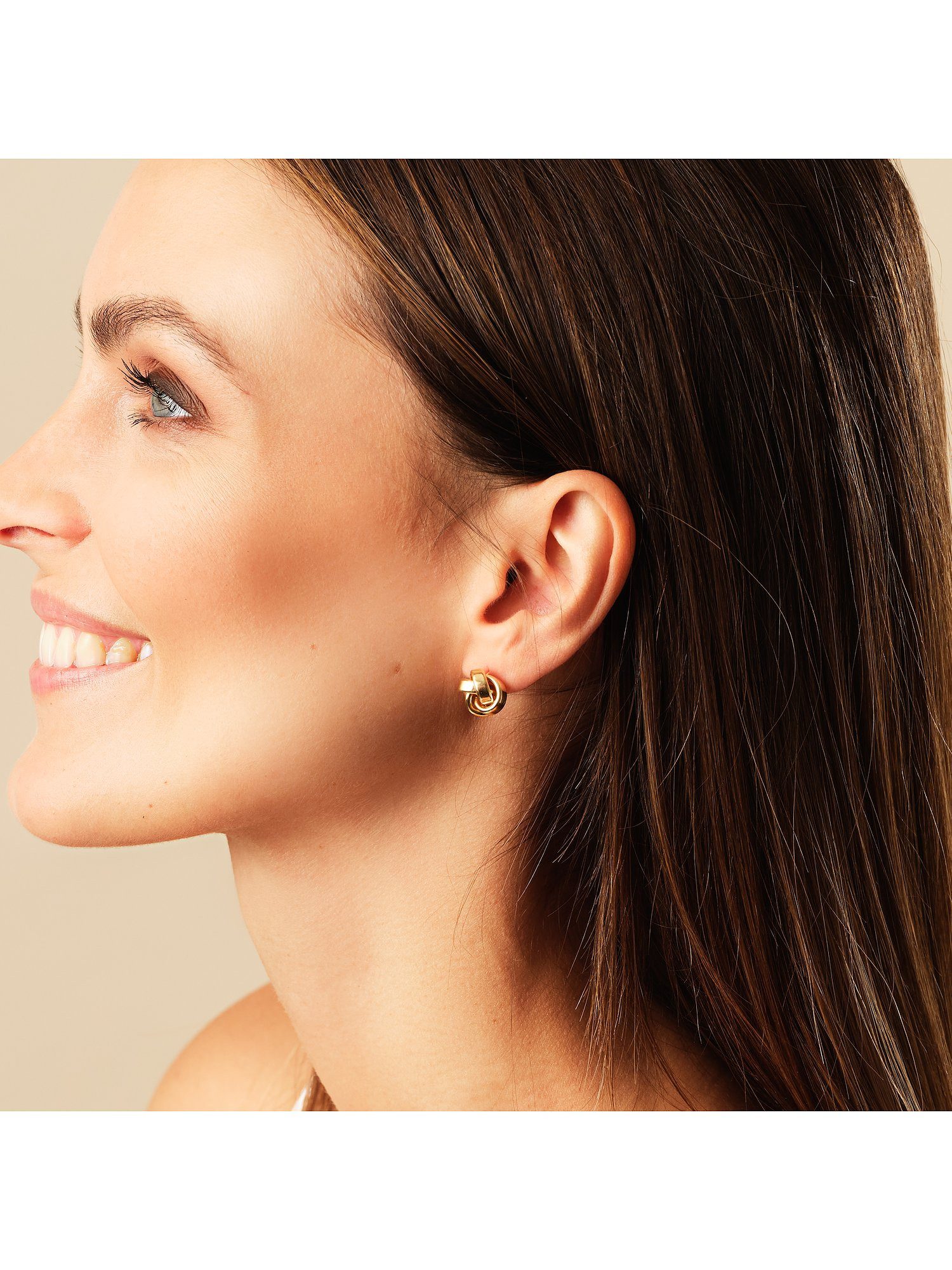 CHRIST Paar Ohrstecker CHRIST Damen-Ohrstecker 585er Gelbgold Knoten günstig online kaufen