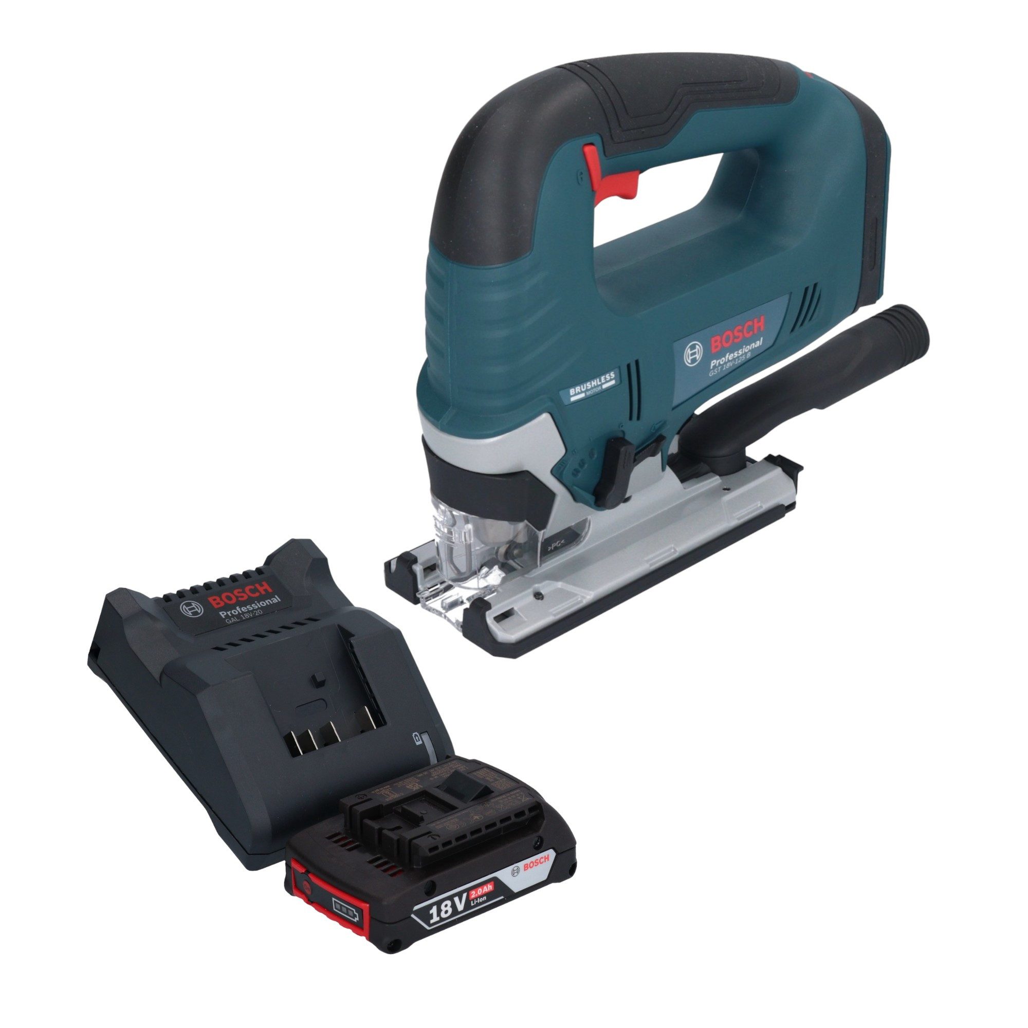 Bosch Professional Akku-Stichsäge Bosch GST 18V-125 B Professional Akku Stichsäge 18 V 125 mm Brushless