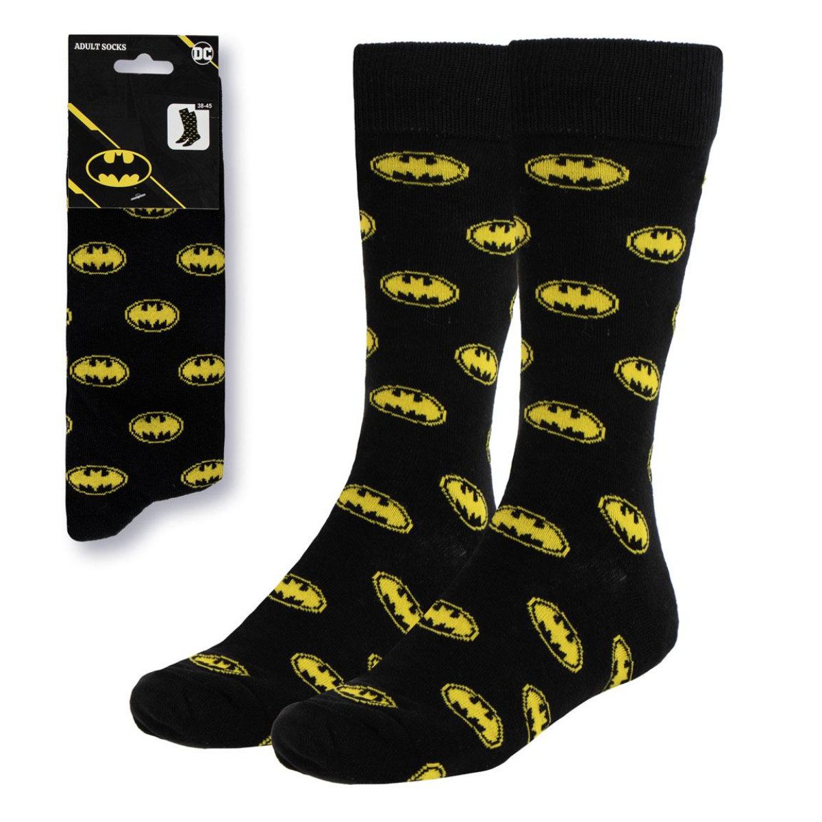 Batman Socken Fan 1 Paar Socken in Größe 38–45 für täglichen Komfort