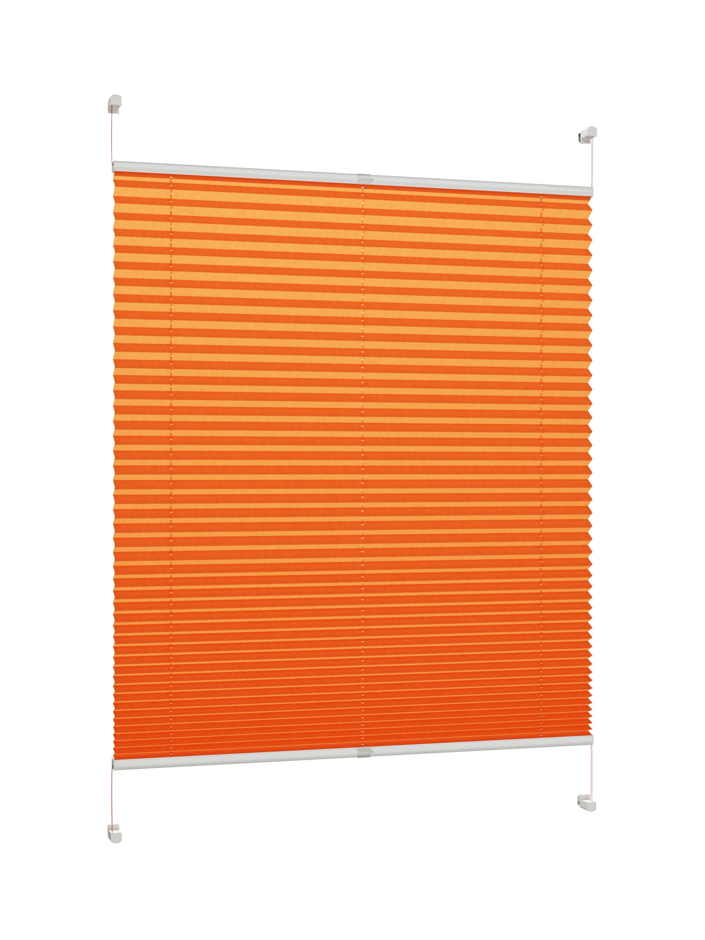 DécoProfi Plissee Plissee Klemmfix ohne Bohren, blickdicht, ohne Bohren, verspannt, Klemmfix, Stufenlos verstellbar