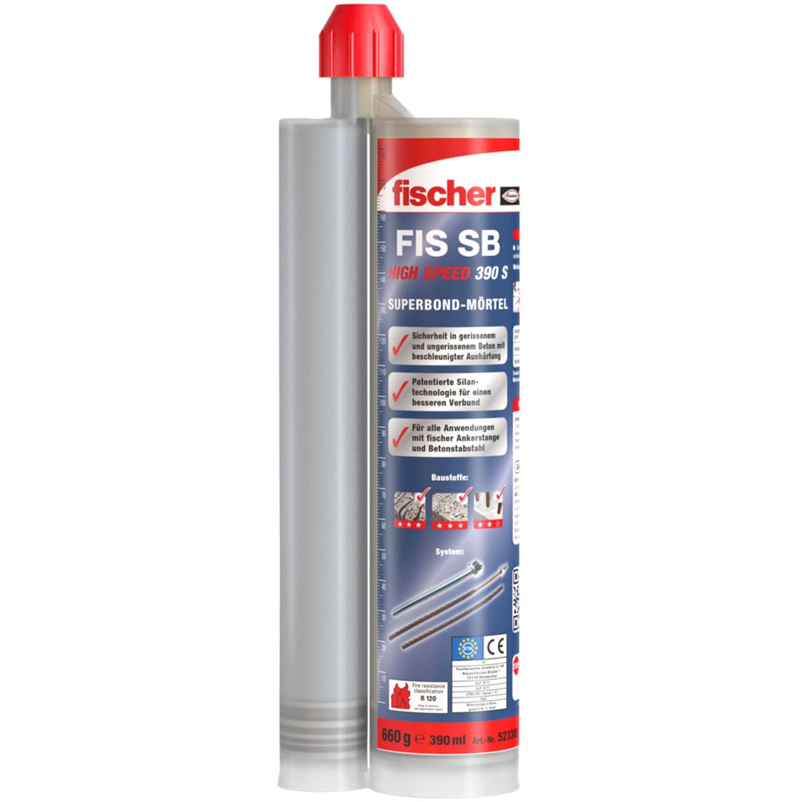 Fischer Dichtstoff Fischer Superbond-Mörtel FIS SB HS 390 S - 523300