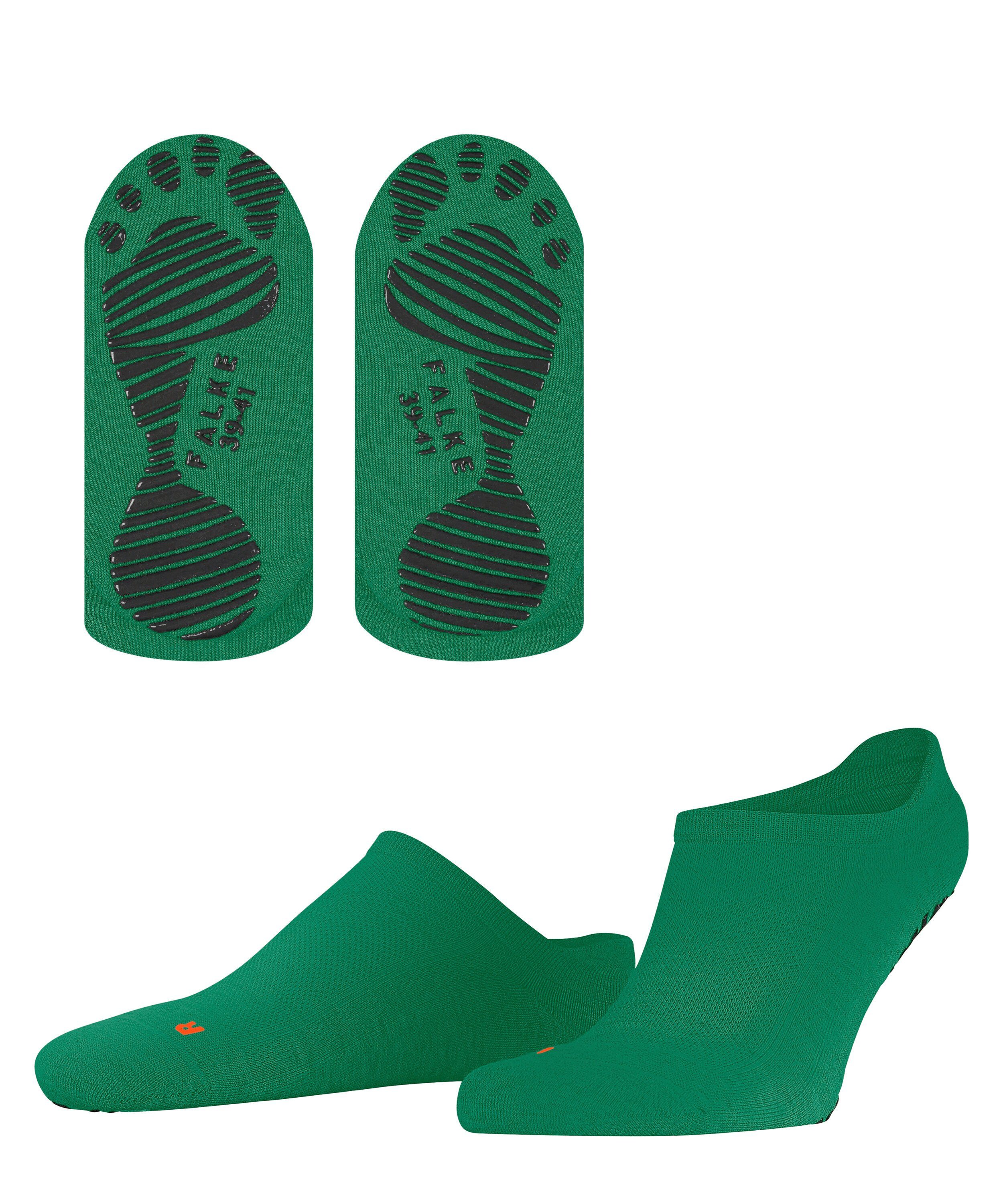 Sohle Kick Cool auf (1-Paar) mit (7437) der rutschhemmendem FALKE emerald Noppendruck Sneakersocken