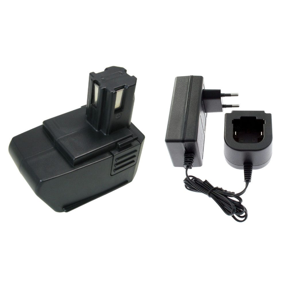 Trade-Shop 2in1 Set passend für Hilti SBP10265605 SPB10 SF100 - Ladegerät + Akku Ni-MH 3300 mAh (9.6 V)