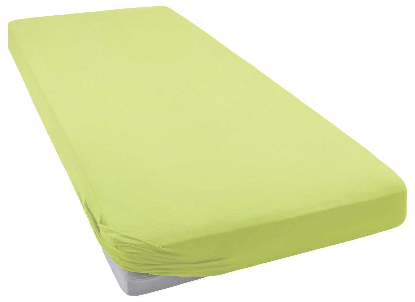 bellana Spannbettlaken bellana deluxe mit Elasthan, Jersey 230 g/m², Premium-Qualität, Jersey-Elasthan, Gummizug: rundum, (1 Stück), mit 5% Elasthan, für Matratzen bis 35cm Höhe, bügelfrei, faltenfrei