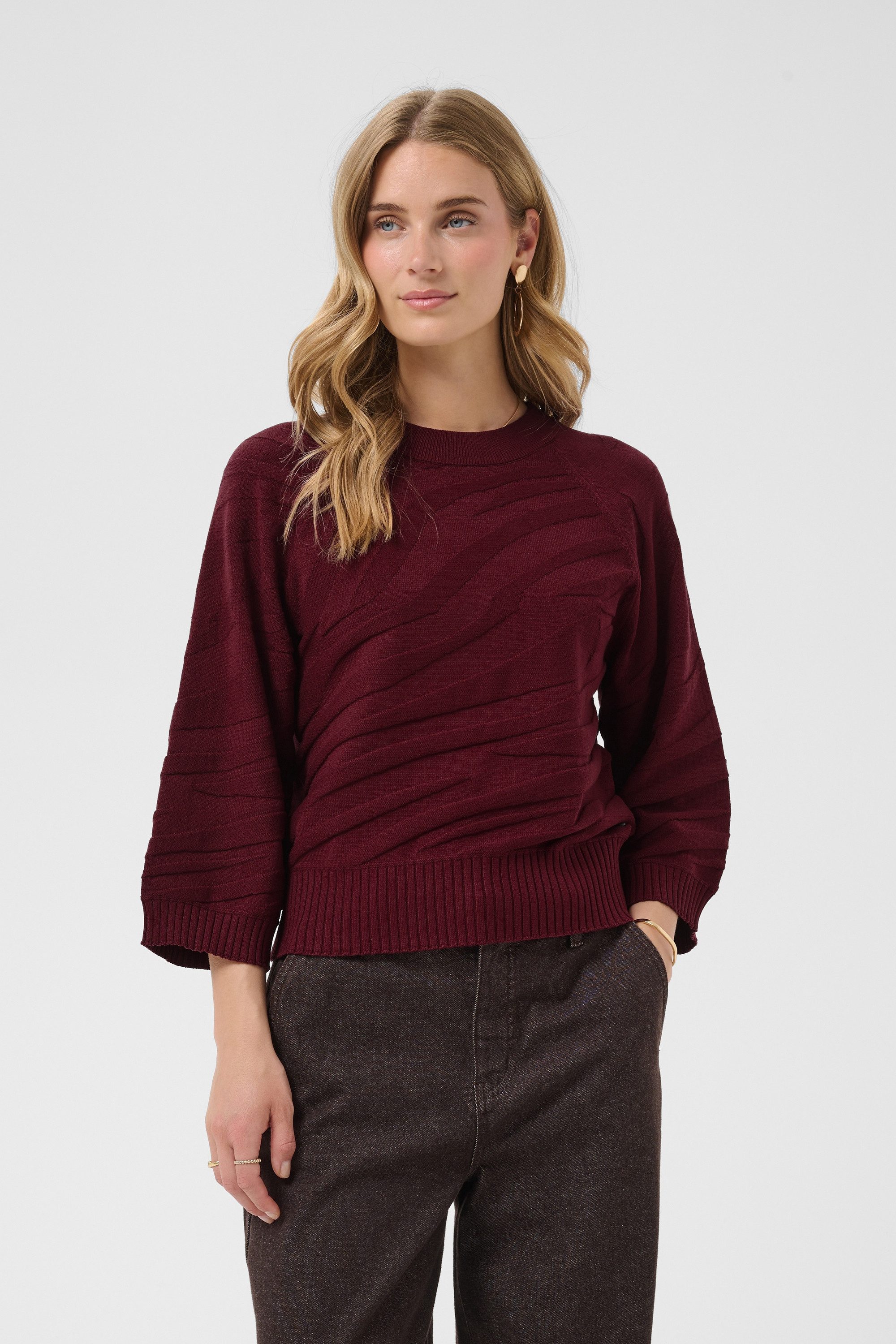 Cream Strickpullover Strickpullover CRDela