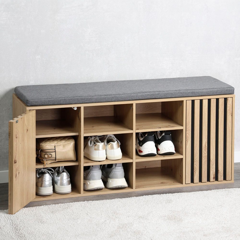 KESPER® Schuhbank Schuhschrank mit Sitzkissen, grifflos, Sitzkissen abnehmbar und waschbar – Bild 3 von 4