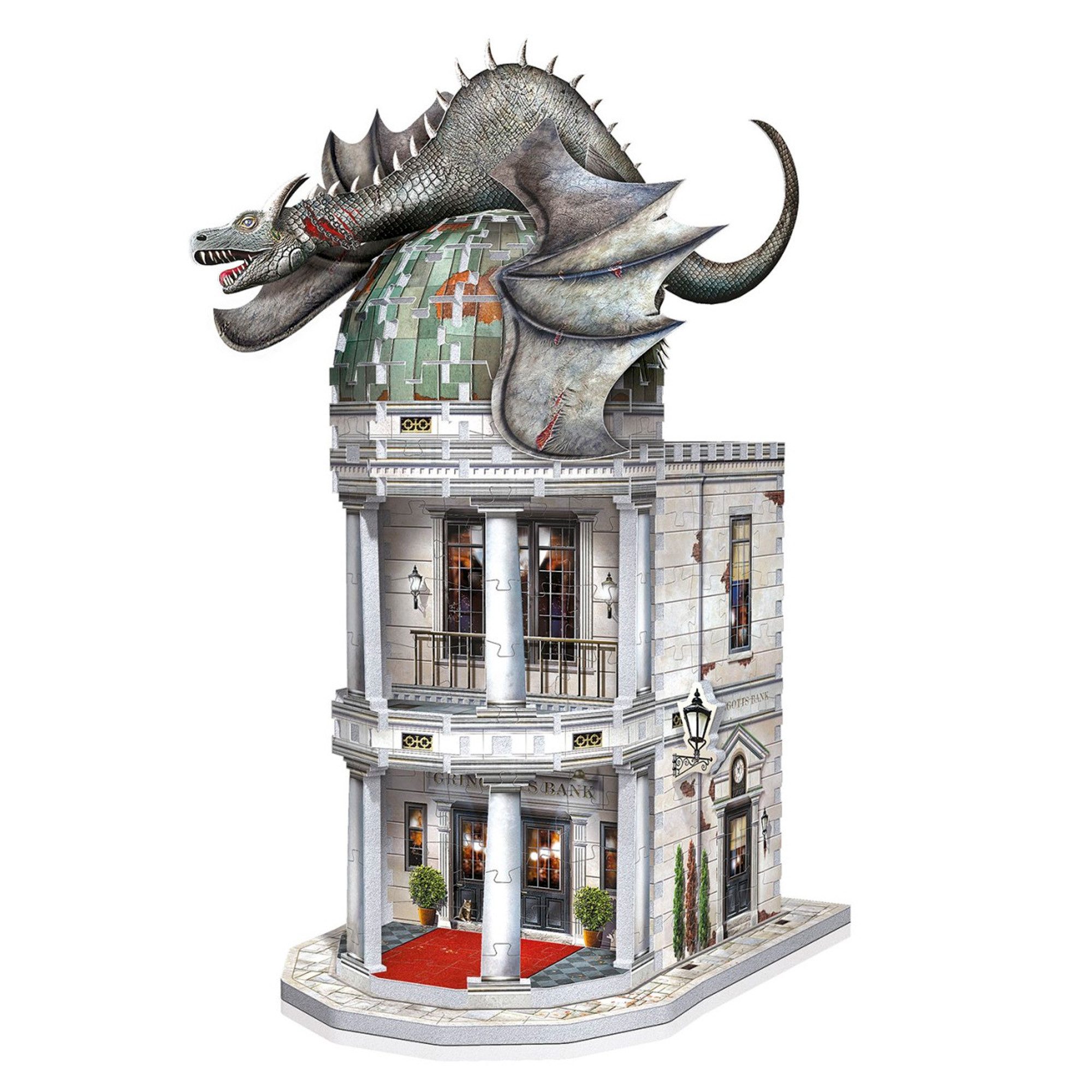 Wrebbit 3D-Puzzle Gringotts Bank (300 Teile) - Harry Potter, 300 Puzzleteile