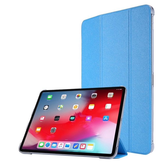 König Design Tablet-Hülle Apple iPad Pro 12.9 (2020) Schutzhülle für Apple iPad Pro 12.9 (2020) Tablethülle Schutztasche Cover Standfunktion Blau