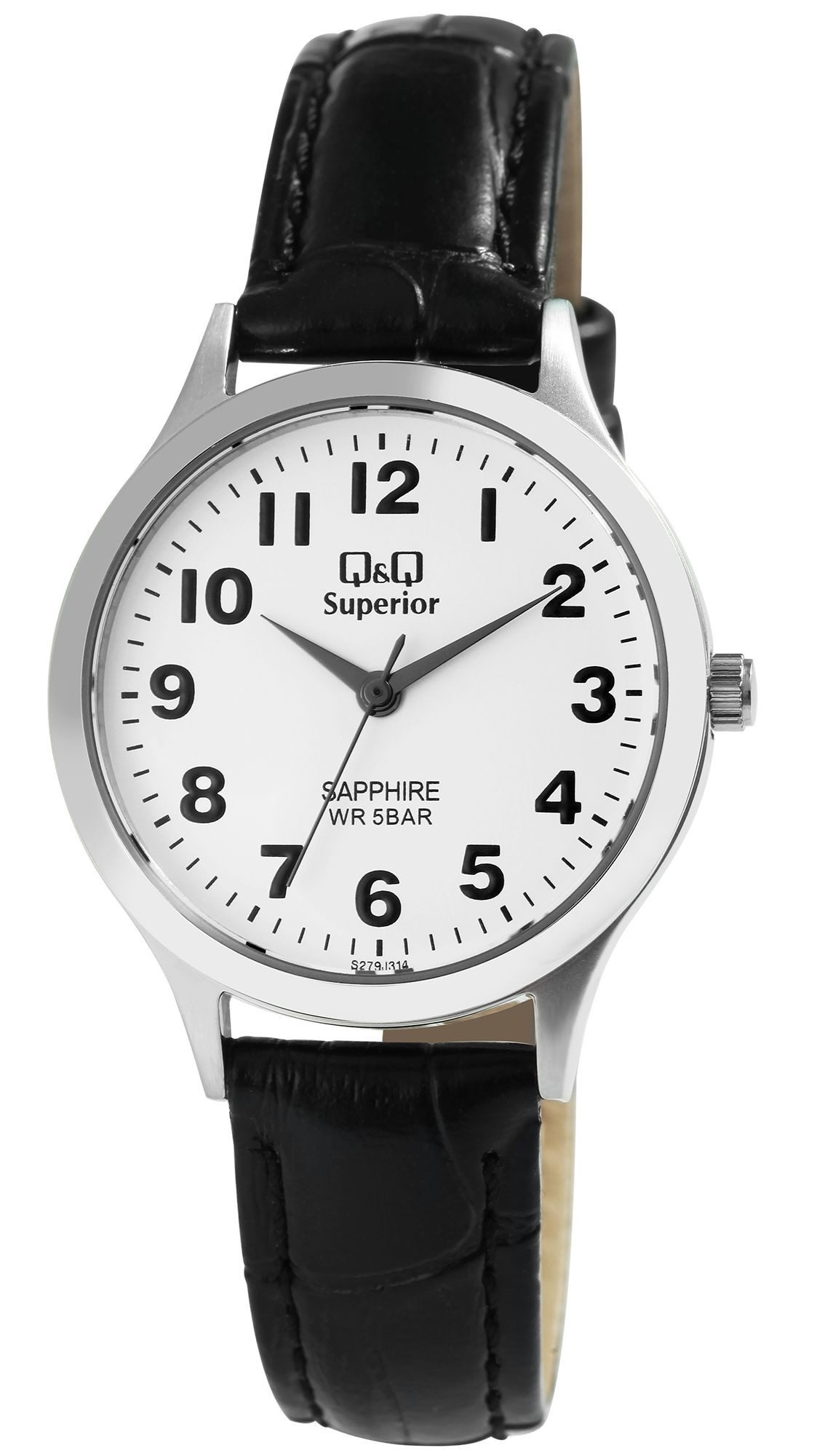 Q&Q Quarzuhr S279J314Y Q&Q Superior Damenuhr mit Echtlederarmband