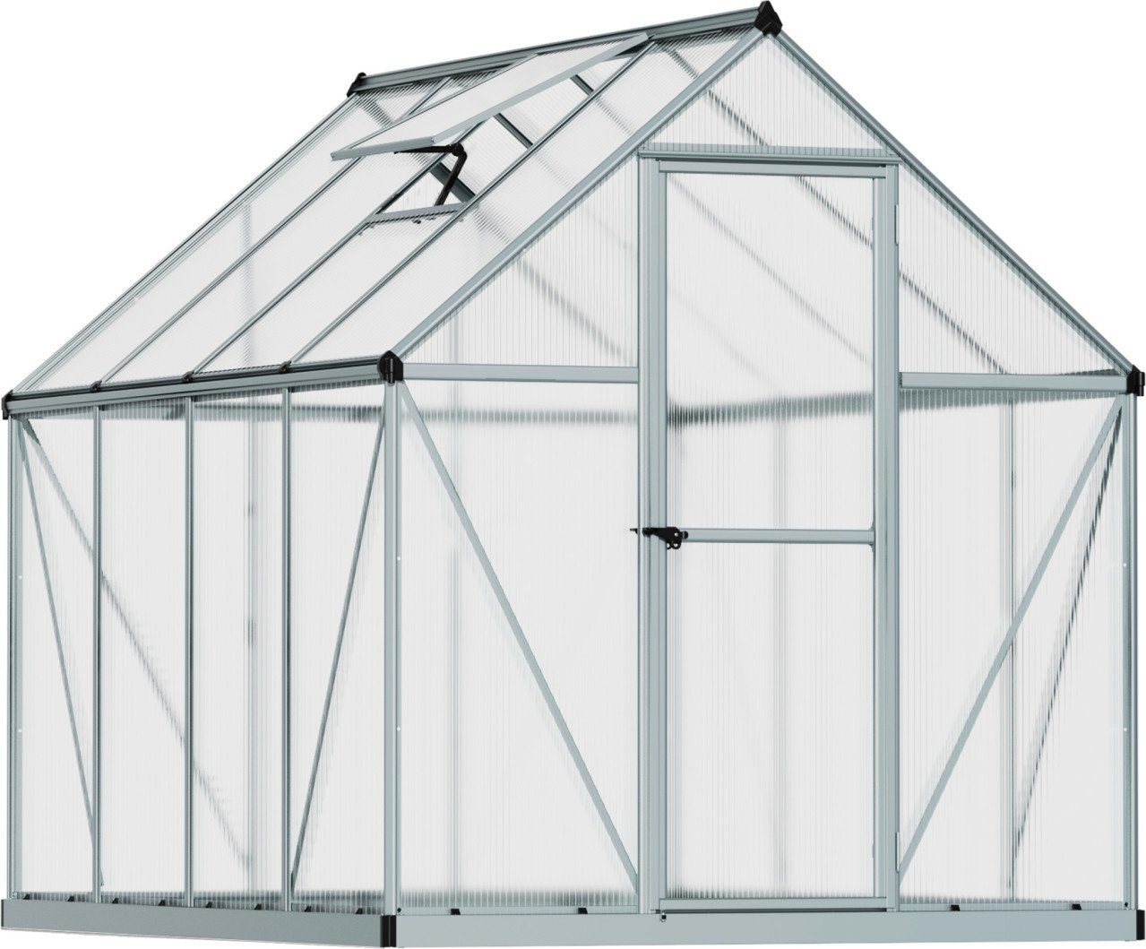 Trend Line Gewächshaus TrendLine Gewächshaus Mythos II 6×8 185 x 248 x silberfarben | Rabatt: 30%