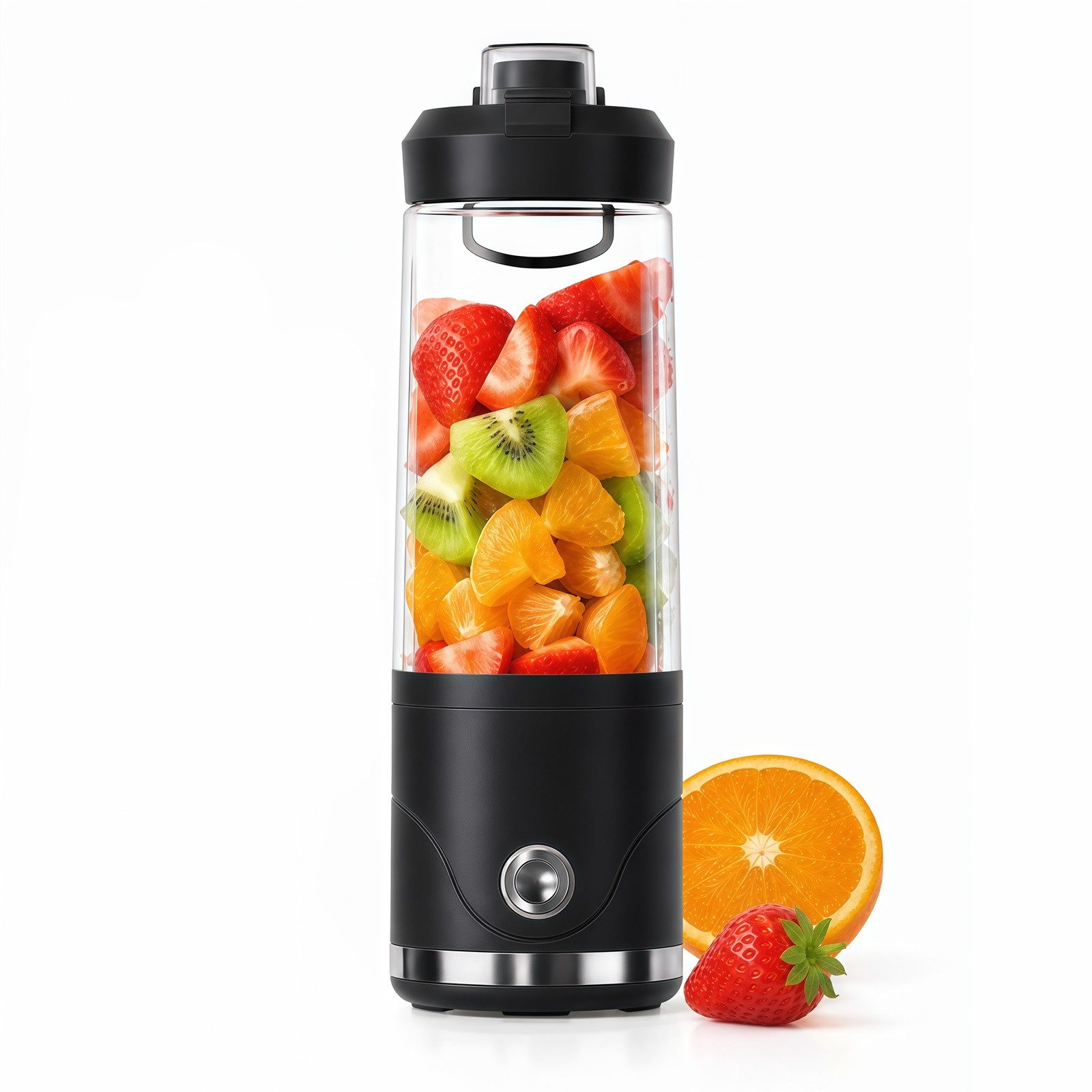 GLIESE Akku-Smoothie-Maker Portable Mixer, wiederaufladbar, 650ml, 75 W