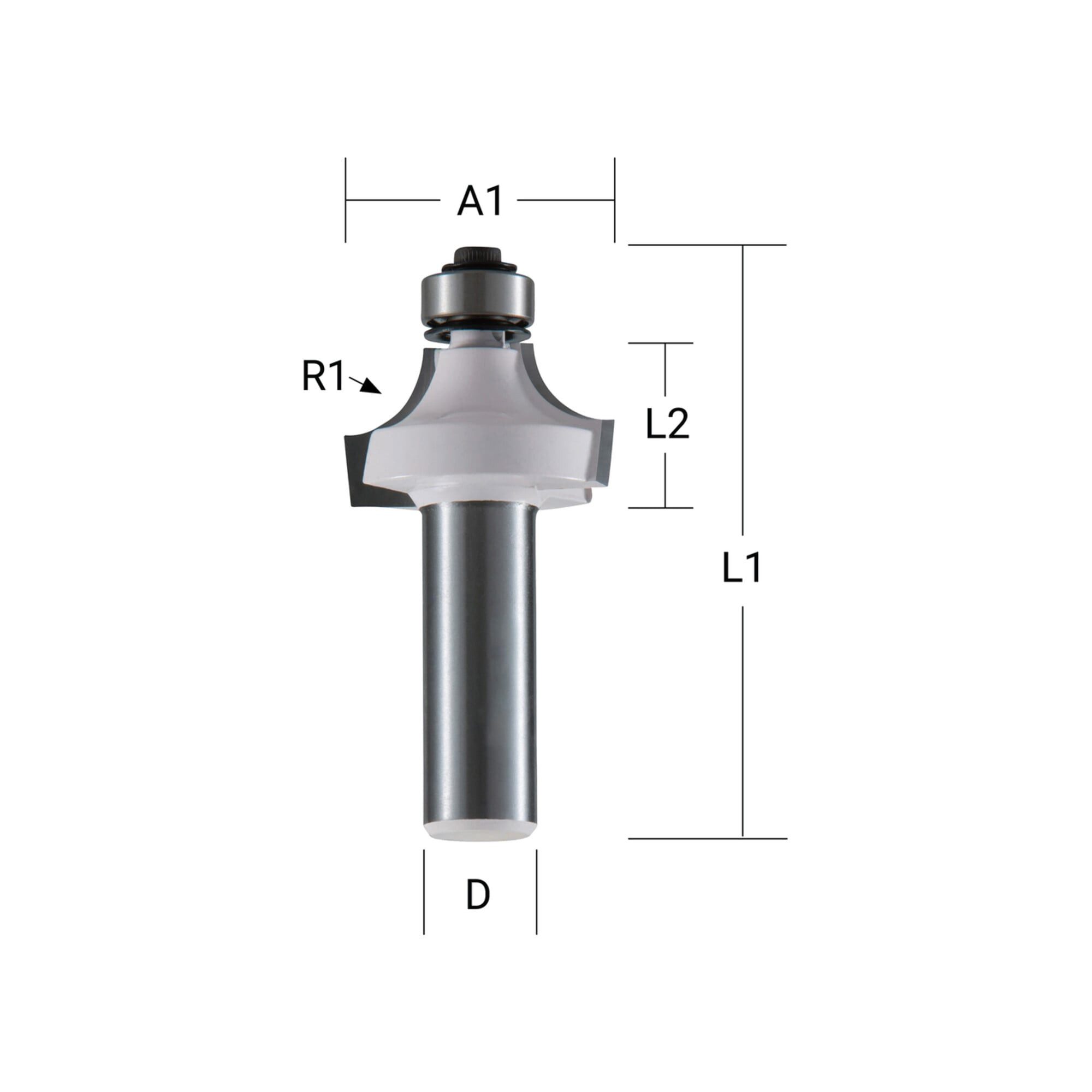 Makita Fräse Makita Abrundfräser 20,6 mm