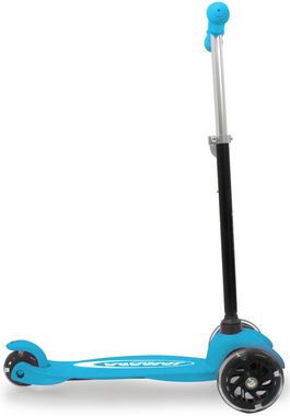 Jamara Scooter KickLight, blau, mit LED-Rädern