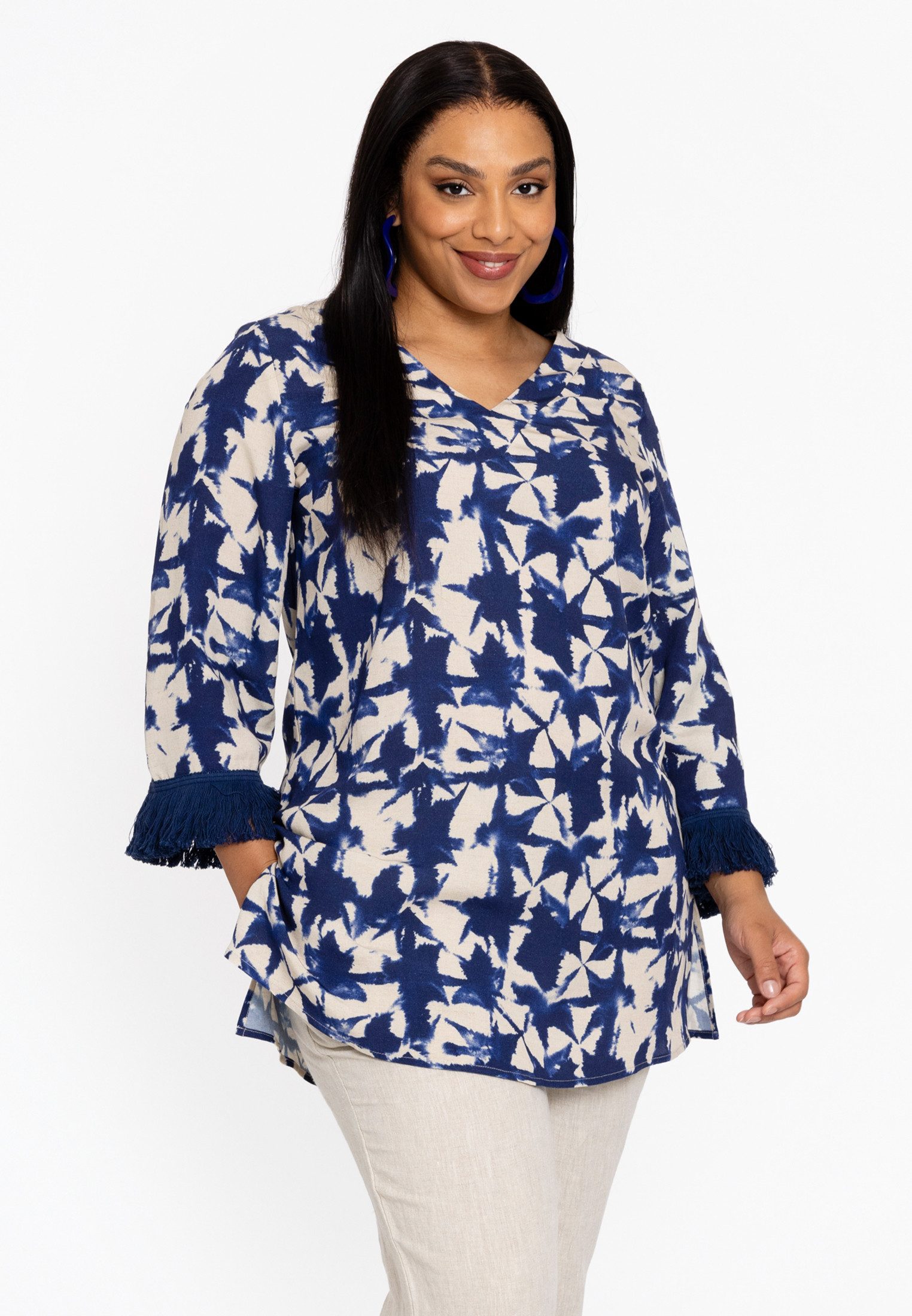 YOEK Tunika Damen Tunika mit Druck günstig online kaufen