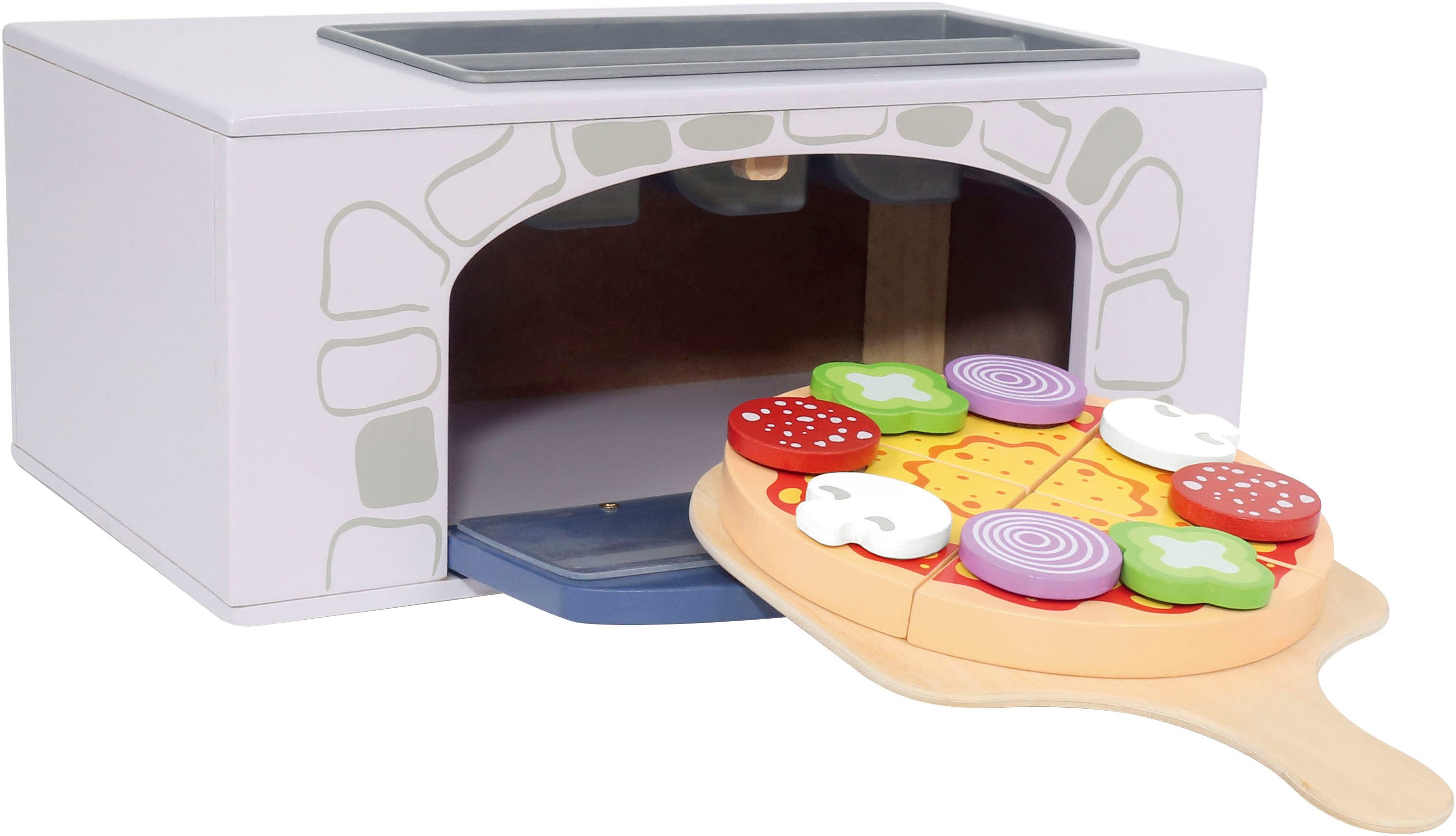 CHIC2000 Spielküche Pizzaofen, bunt Holz, aus Holz