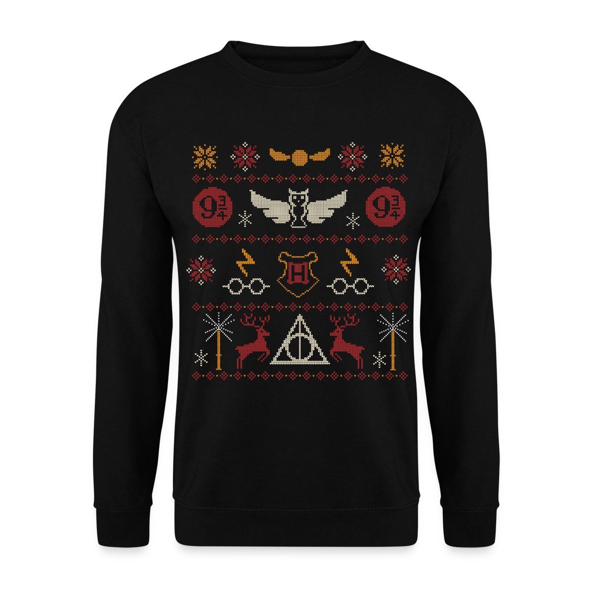Sweatshirt Harry Potter Ugly Christmas Unisex Pullover