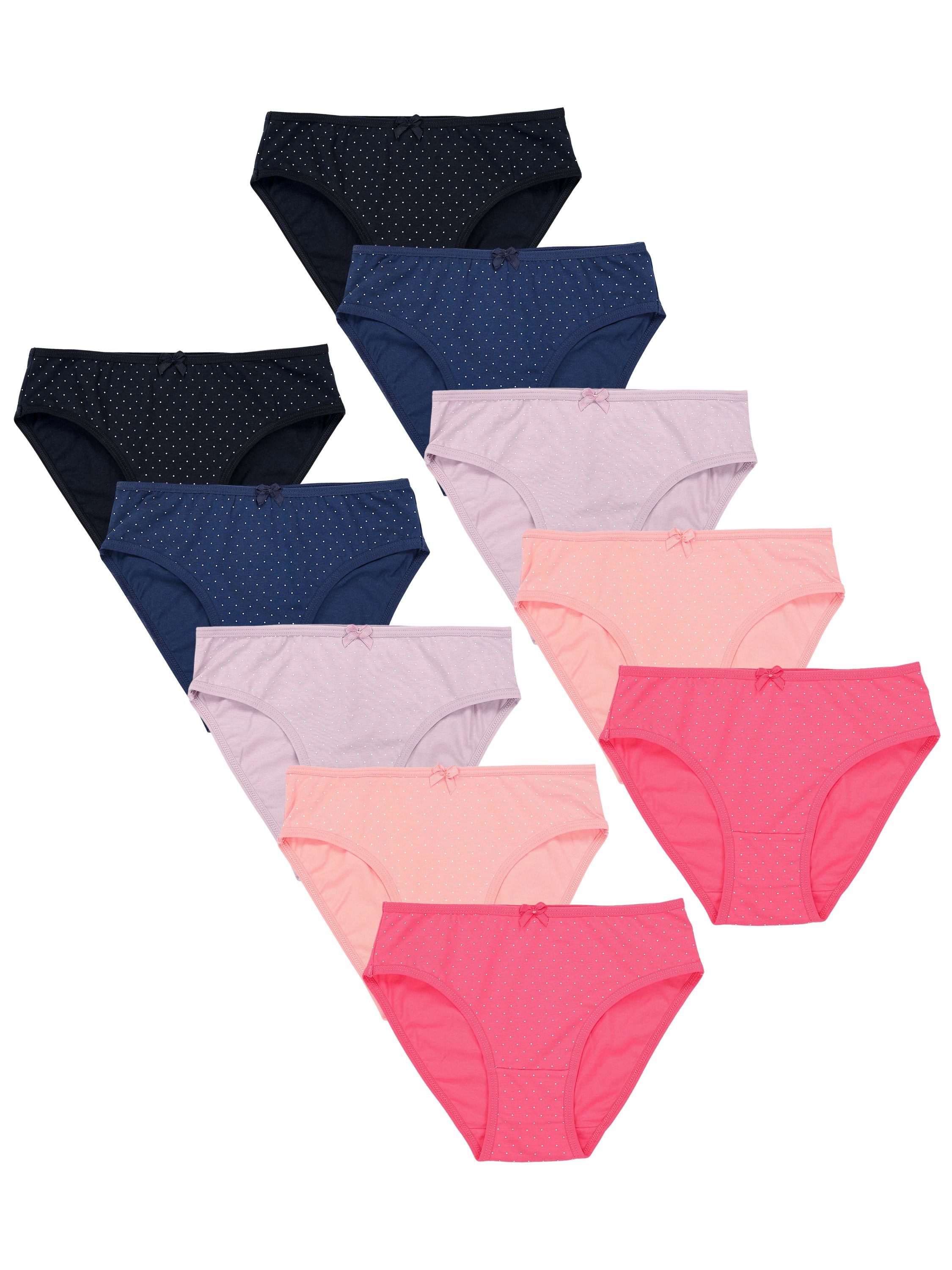 TupTam Slip TupTam Mädchen Slips mit Aufdruck 10er Pack