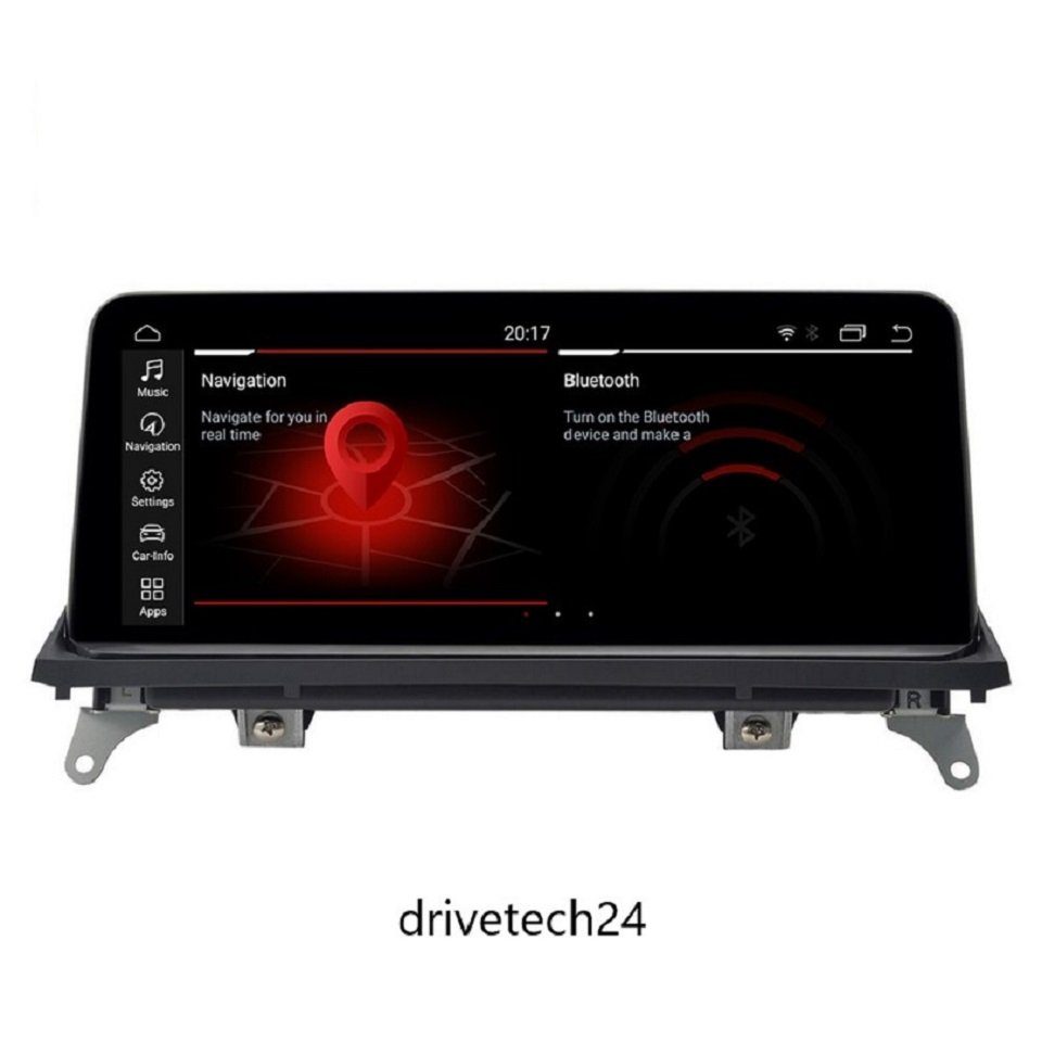 GABITECH Autoradio BMW für E70 X5 12 Einbau-Navigationsgerät GPS CCC E71 64GB Android X6 Navi Carplay