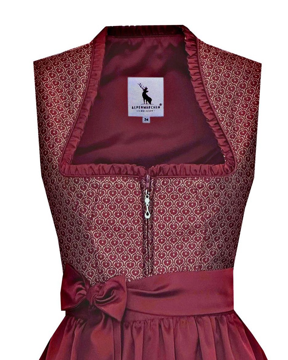 Alpenmärchen Dirndl Langes Dirndl Avelina in beere - ALM1051 günstig online kaufen