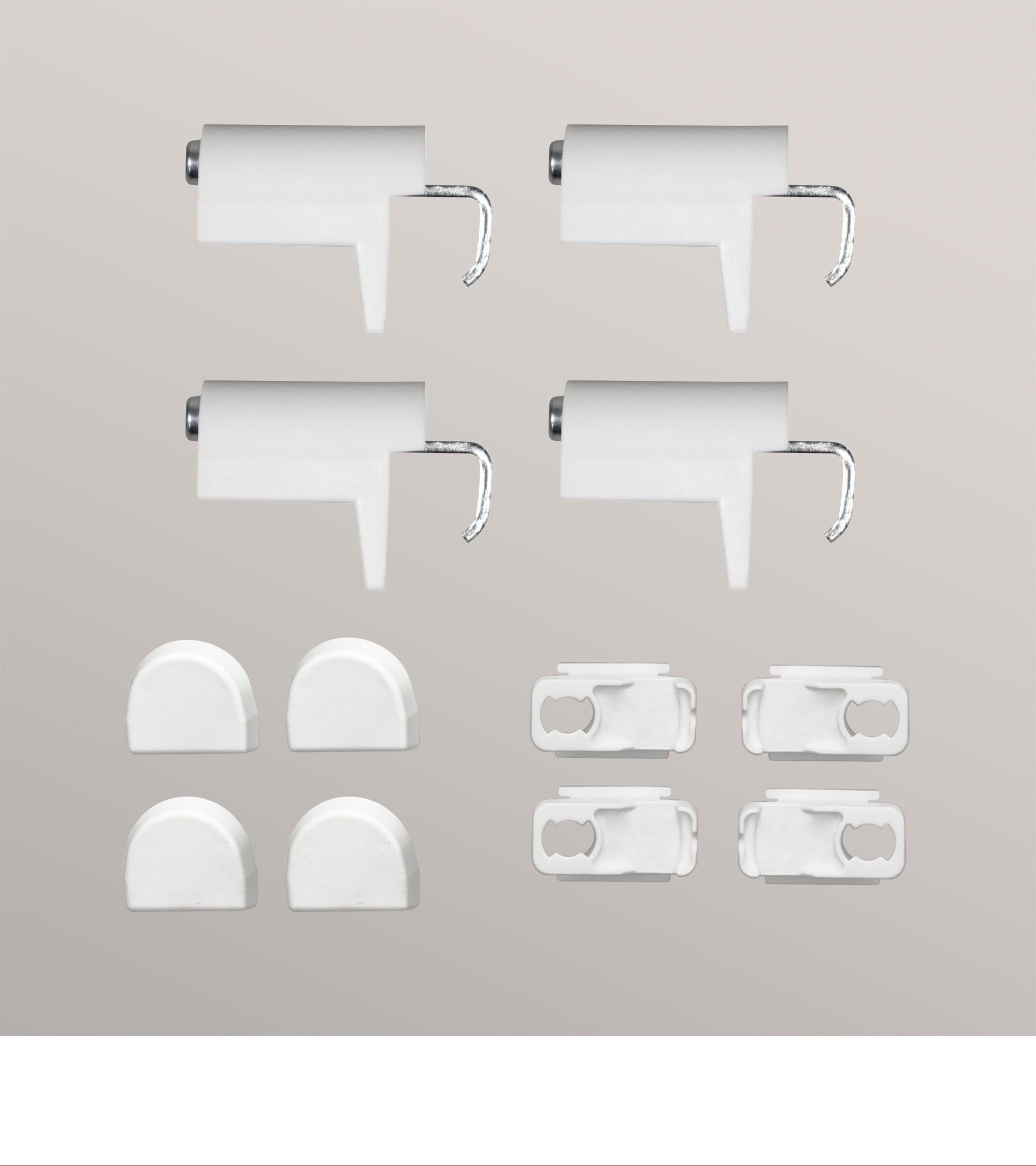 LYSEL® Sichtschutzbefestigung Klemmträger, (1-tlg), HxB 30x20mm günstig online kaufen