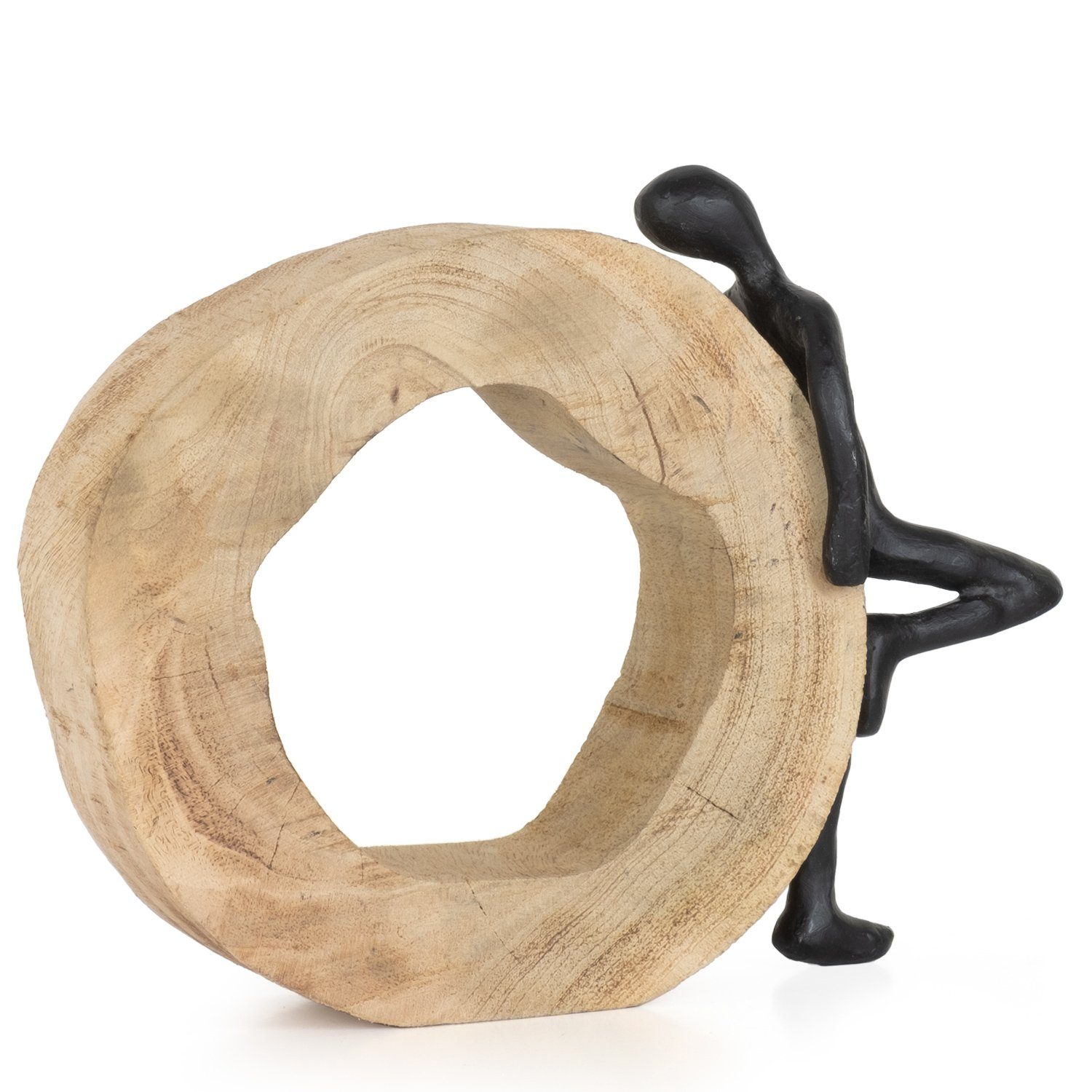 Moritz Skulptur Auszeit, Holz, Tischdeko, Fensterdeko, Wanddeko, Holzdeko, Weihnachtsdeko