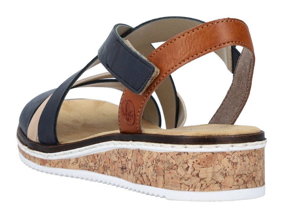 Rieker Riemchensandale, Sommerschuh, Sandalette, Keilabsatz, mit günstig online kaufen