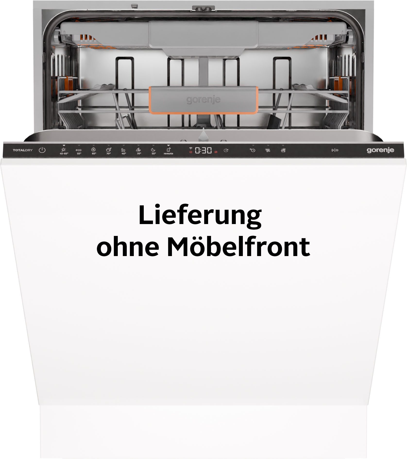 GORENJE vollintegrierbarer Geschirrspüler GV673B65, 9,5 l, 16 Maßgedecke, Energieeffizienzklasse B
