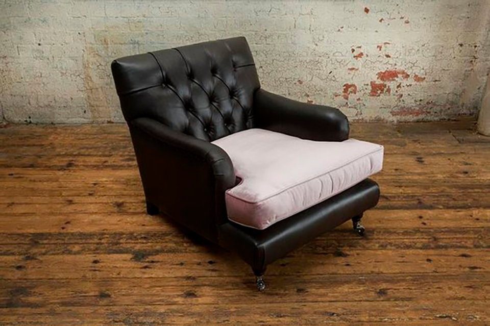 JVmoebel Chesterfield-Sessel, Chesterfield Sessel 1 Design Sitzer