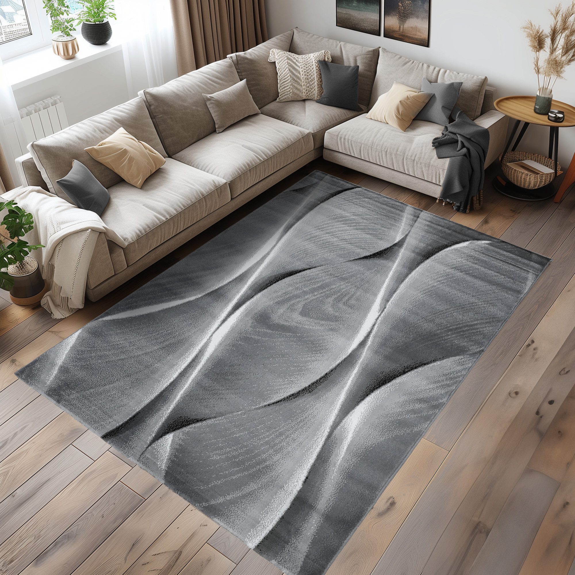 Carpettex Designteppich Ombre Design, Läufer, Höhe: 12 mm, Modern Kurzflor günstig online kaufen