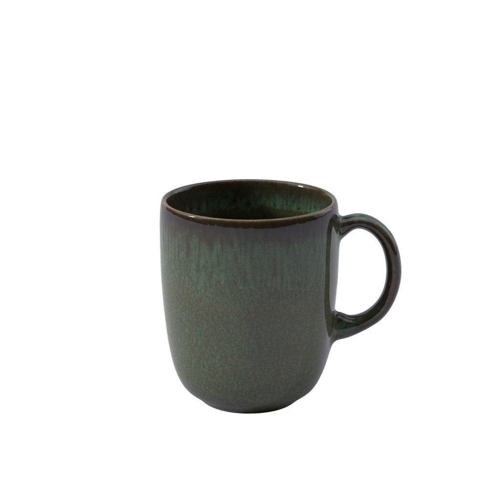 like. by Villeroy & Boch Tasse Lave Vert Becher mit Henkel 12,5x9x10,5cm, 1-tlg., Steingut