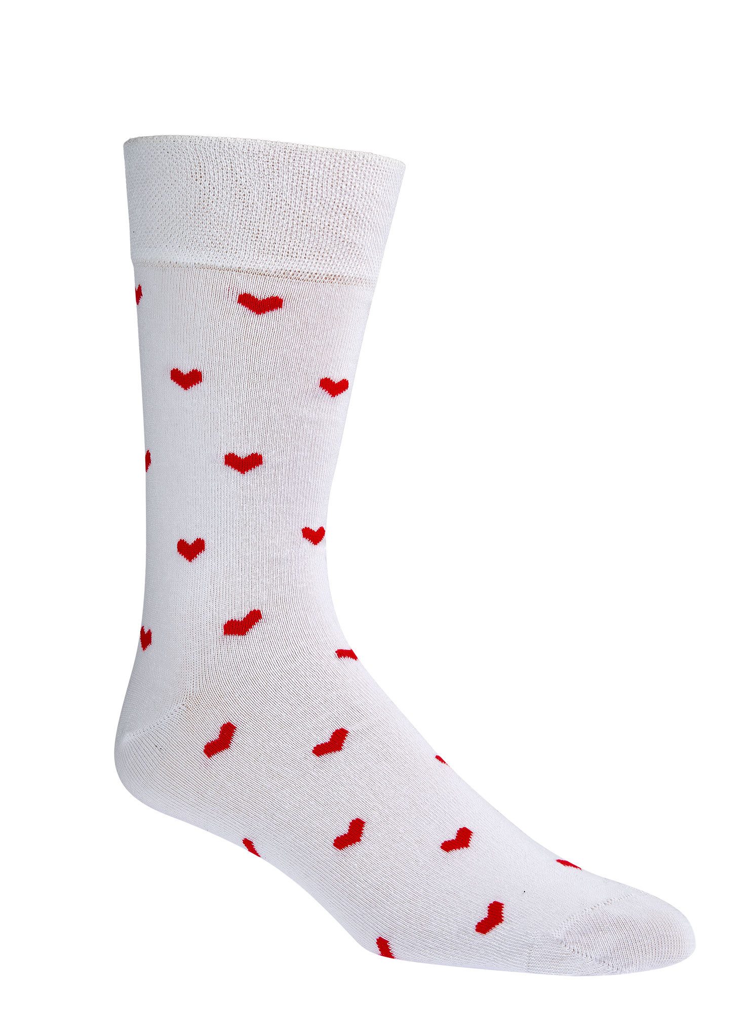 Socks 4 Fun Freizeitsocken Valentinstag Herz Socken Freundesocken Partnersocken Besties (2 Paar) breiter Komfortbund flache Zehennaht