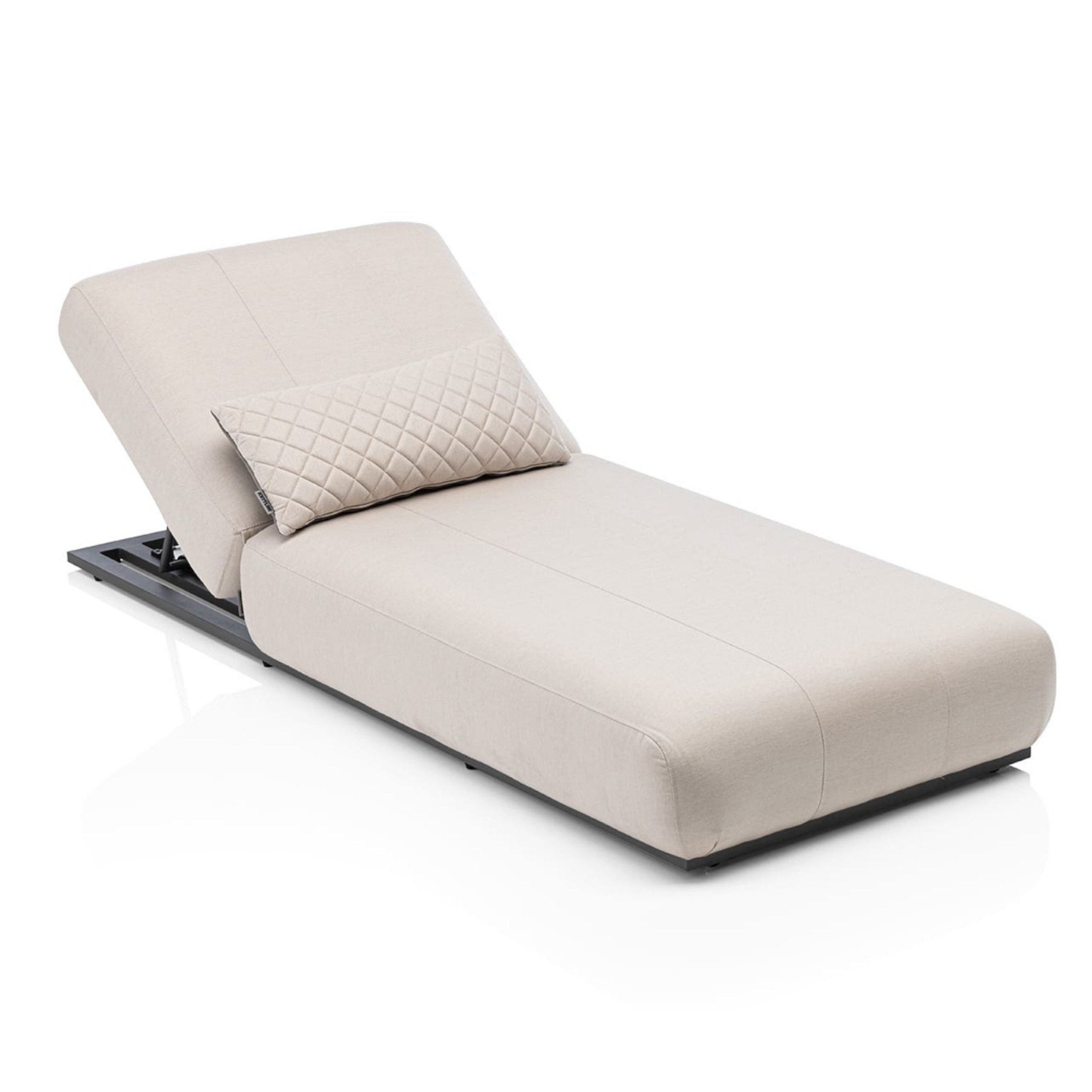 KETTLER Loungesofa Kettler Sonnenliege Daybed EGO anthrazit matte/frosty chine Aluminium