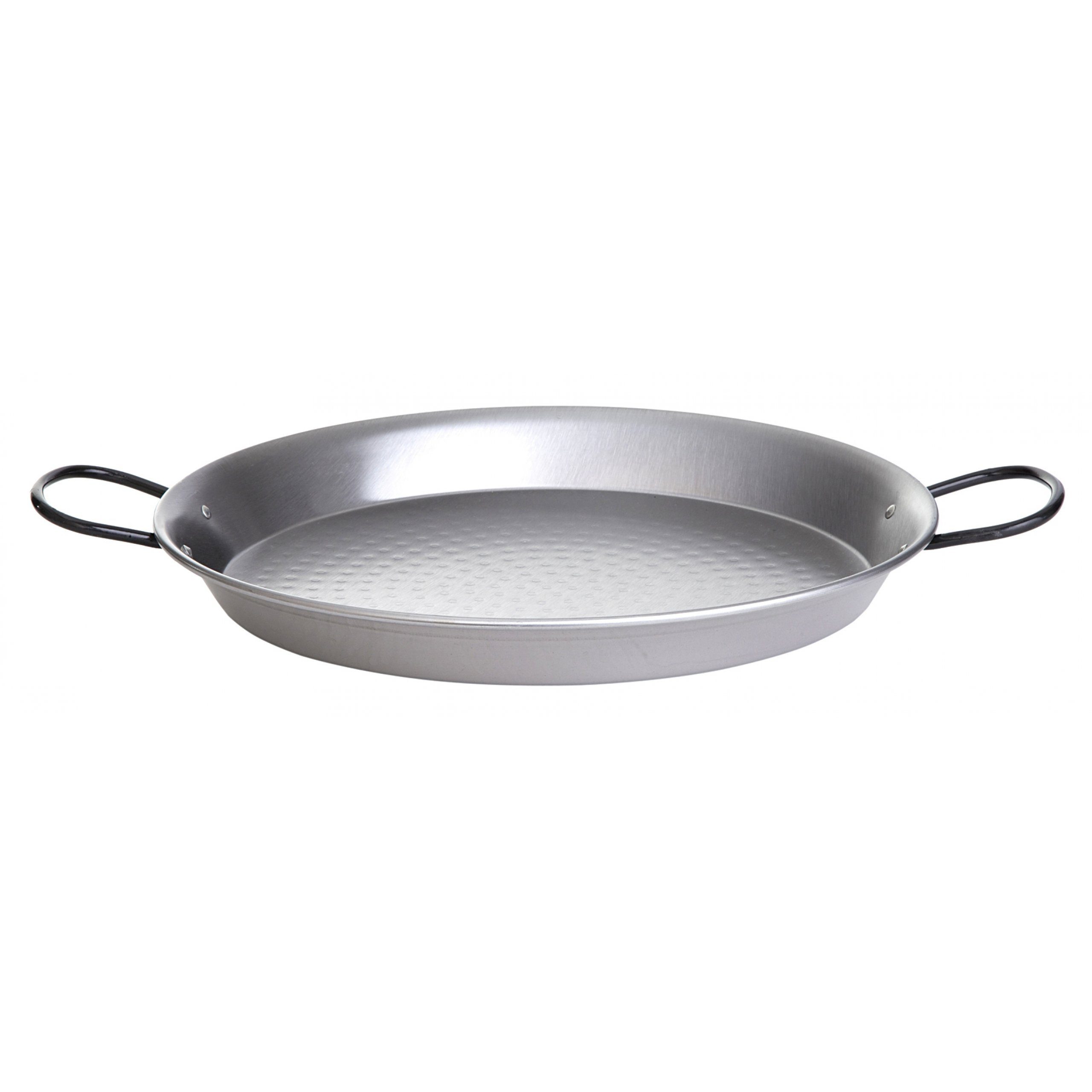 Camping-Gasgrill Paella World Paella Pfanne Grillpfanne Ø 28 cm - Stahl poliert