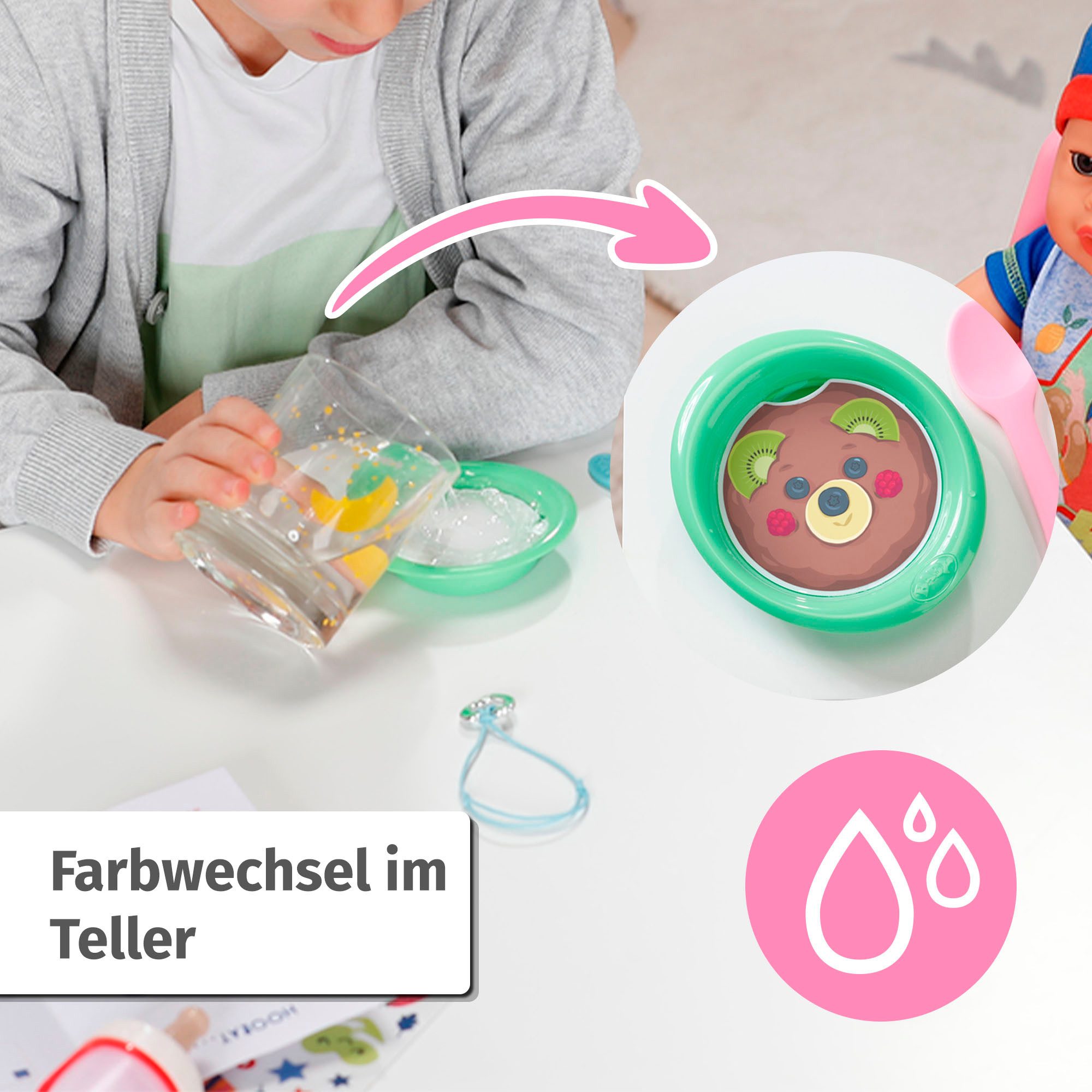 Baby Born Baby Doll Jonas, 43 cm (Set, 11-piece), with 10 lifelike functions