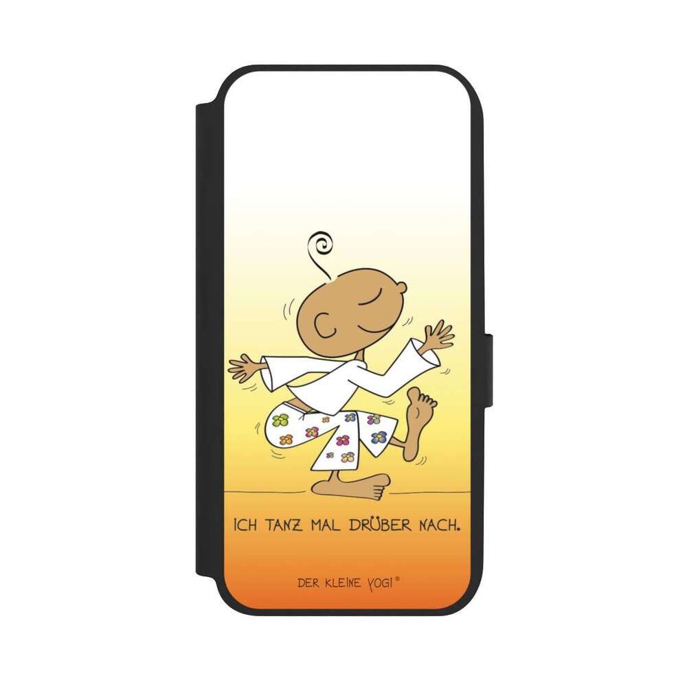 NIVOCASE Handyhülle Der kleine Yogi Tanzen Sprüche Tanz mal drüber - Der kleine Yogi, Samsung Galaxy A14 5G Klapphülle Handyhülle aus Kunst Leder